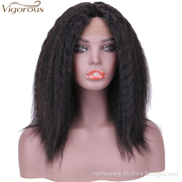 Vigorous 12 Inches Lace Front Human Hair Wigs For Women Pre Plucked With Baby Hair Brazilian 100% Italian Yaki Human Hair Wigs